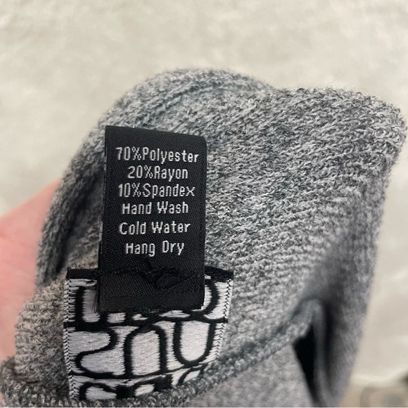 Clara sun woo waterfall draped cardigan gray women’s medium casual - Picture 5 of 7